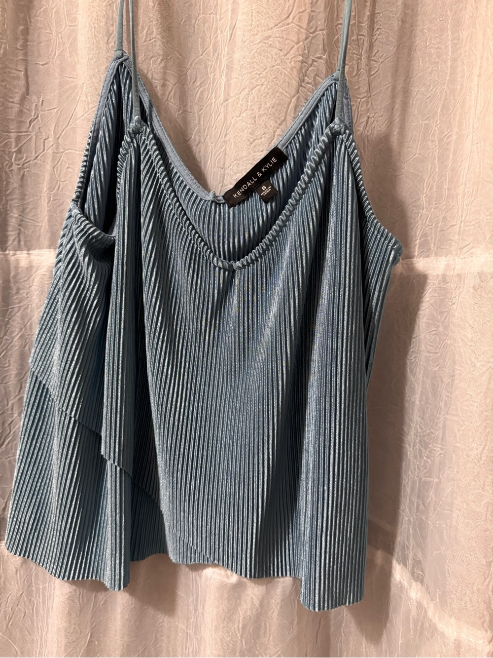 Kendall & Kylie Light Blue Flowy Camisole